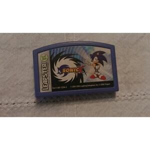 Leap Frog Leapster Learning Game System SONIC X Cartridge Only